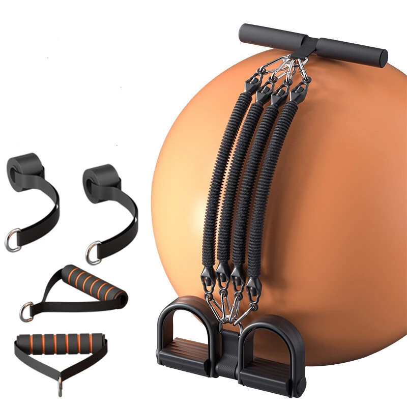 100 Pounds High Density Resistance Bands with 4 Tension Ropes Environmentally Friendly No Slip 42cm Suitable for All Ages No Electricity Required (image for) 100 Pounds High Density Resistance Bands with 4 Tension Ropes Environmentally Friendly No Slip 42cm Suitable for All Ages No Electricity Required