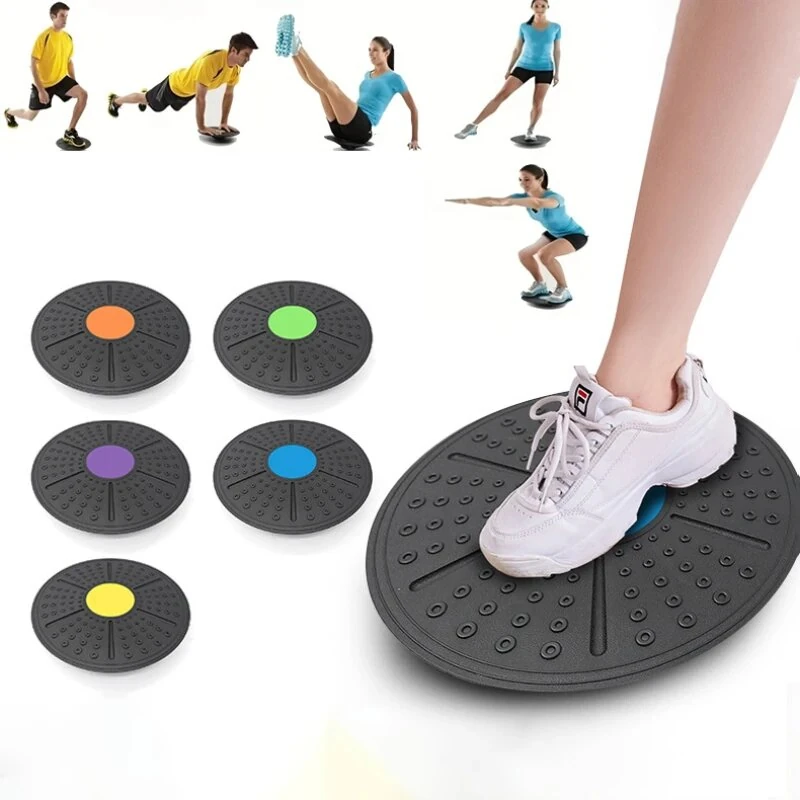 (image for) KALOAD Yoga Swing Balance Board Fitness Rehabilitation Training Pedal Sense System Training Balance Board for Home Outdoor Exercise