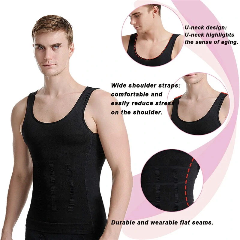 (image for) Sport Vest Men's Quick Dry Stretchy Sweat-wicking Sportswear for Gym Workout Running Exercise Fitness